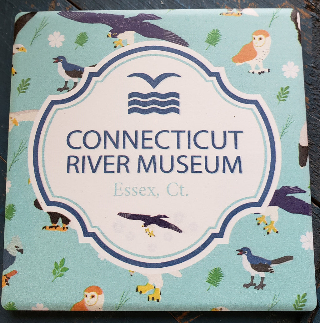Coasters - Stone ~ Nature/Birds + Museum Logo Set/2