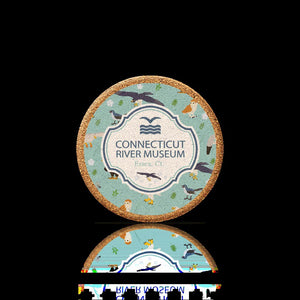 Coasters - Cork nature, birds + our logo!
